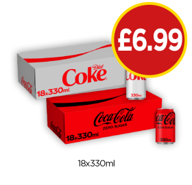 Diet Coke, Coca Cola - Now Only £6.99 at Budgens