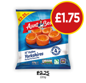 Aunt Bessies Yorkshire Puddings - Now Only £1.75 at Budgens