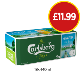 Carlsberg - Now Only £11.99 at Budgens