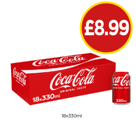Coca Cola Original - Now Only £8.99 at Budgens
