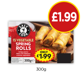 Easy Cook Spring Rolls - Now Only £1.99 at Budgens