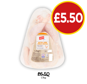 Jack's British Large Whole Chicken - Now Only £5.50 at Budgens