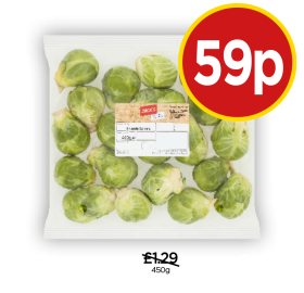 Jack's Brussels Sprouts - Now Only 59p at Budgens