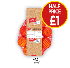 Jack's Easy Peelers - Now Only Half Price £1 at Budgens