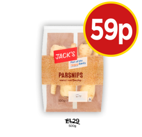 Jack's Parsnips - Now Only 59p at Budgens