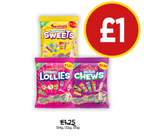 Swizzels Sweets, Lollies, Chews - Now Only £1 at Budgens