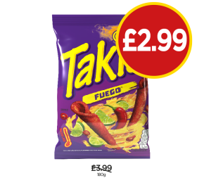 Takis Fuego - Now Only £2.99 at Budgens
