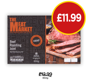 The Meat Market Beef Roasting Joint - Now Only £11.99 at Budgens