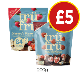 Trü Frü Strawberries, Raspberries - Now Only £5 at Budgens