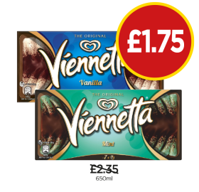 Viennetta Vanilla, Mint - Now Only £1.75 at Budgens