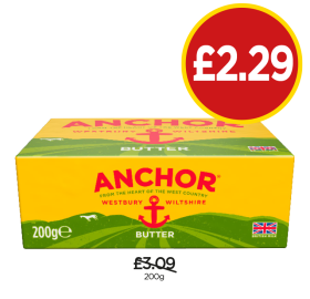 Anchor Butter - Now Only £2.29 at Budgens