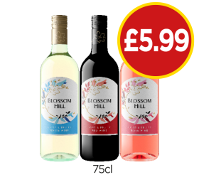 Blossom Hill White, Red, Rosé - Now Only £5.99 at Budgens