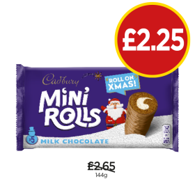 Cadbury Mini Rolls - Now Only £2.25 at Budgens