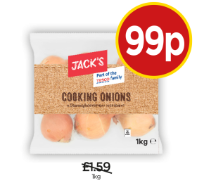 Jack's Cooking Onions - Now Only 99p at Budgens