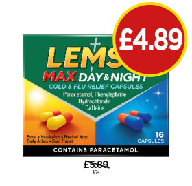 Lemsip Max Day & Night - Now Only £4.89 at Budgens