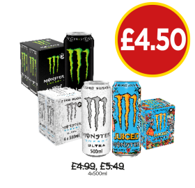 Monster, Ultra, Juiced Mango - Now Only £4.50 at Budgens