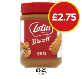 PANCAKE DAY: Lotus Biscoff Spread - Now Only £2.75 at Budgens