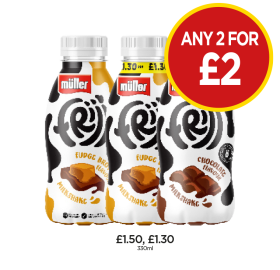 Frijj Fudge Brownie, Chocolate - Any 2 for £2 at Budgens
