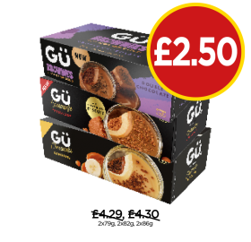 Gü Brownies, Cheescake Speculoos, Banoffe - Now Only £2.50 at Budgens