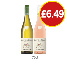 La P'tite Pierre White, Rose - Now Only £6.49 at Budgens