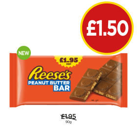 Reese's Peanut Butter Bar - Now Only £1.50 at Budgens