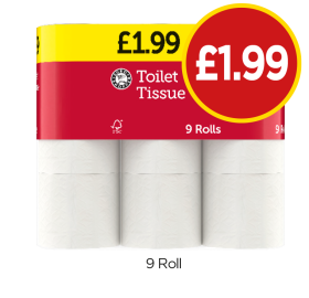 Toilet Tissue - Now Only £1.99 at Budgens