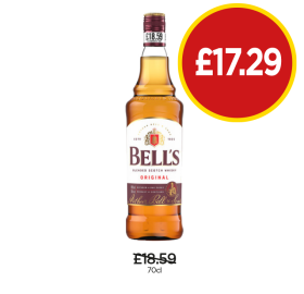 Bell's - Now Only £17.29 at Budgens