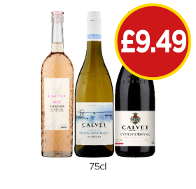 Calvet Rosé, Sauvignon Blanc, Côtes Du Rhône - Now Only £9.49 at Budgens