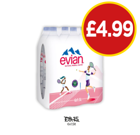 Evian - Now Only £4.99 at Budgens