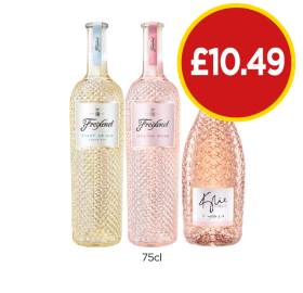 Freixenet Pinot Grigio, Italian Rose, Kylie Prosecco - Now Only £10.49 at Budgens