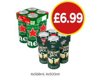 Heineken, Scrumpy Jack - Now Only £6.99 at Budgens