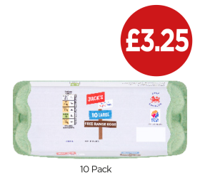 Jack's Large Eggs - Now Only £3.25 at Budgens