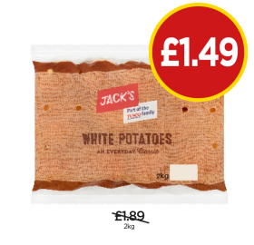 Jack's White Potatoes - Now Only £1.49 at Budgens