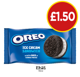 Oreo Ice Cream Sandwich - Now Only £1.50 at Budgens