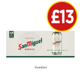 San Miguel - Now Only £13 at Budgens