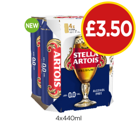 Stella Artois 0.0 - Now Only £3.50 at Budgens