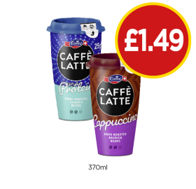 Emmi Caffe Latte High Protein, Cappuccino - Now Only £1.49 at Budgens