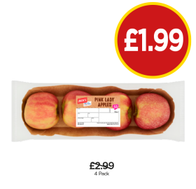 Jack's Pink Lady Apples - Now Only £1.99 at Budgens