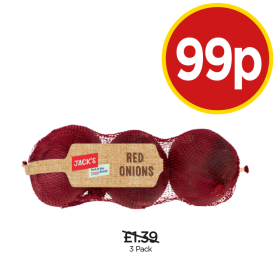 Jack's Red Onions - Now Only 99p at Budgens