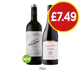 Lomas del Marques Rioja, Andrew Peace Shiraz - Now Only £7.49 at Budgens