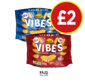McCain Vibes Salt & Vinegar, Chilli - Now Only £2 at Budgens