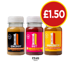 One Living Energy, Gut, Immunity - Now Only £1.50 at Budgens