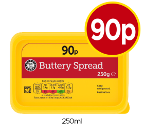 Buttery Spread - Now Only 90p at Budgens
