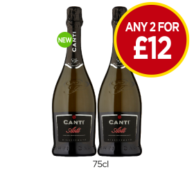 Canti Asti - Any 2 for £12 at Budgens