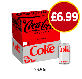 Coca Cola Zero, Diet Coke - Now Only £6.99 at Budgens