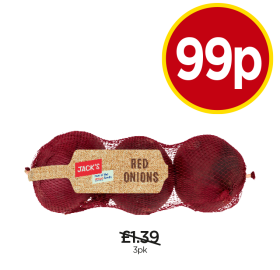Jack's Red Onions - Now Only 99p at Budgens