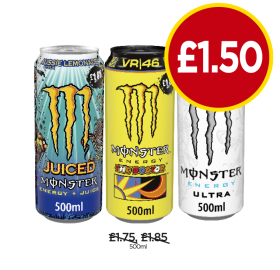 Monster Aussie Lemonade, VR 46 The Doctor, Ultra - Now Only £1.50 at Budgens