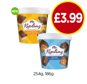 Mr Kipling Millionaires Shortcake Bites, Caramel Crispy Bites - Now Only £3.99 at Budgens