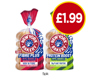 New York Bakery Protein Boost Multiseeds & Grains, Plant Protein - Now Only £1.99 at Budgens