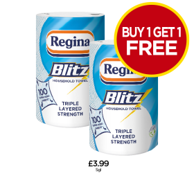 Regina Blitz - Buy 1 Get 1 FREE at Budgens